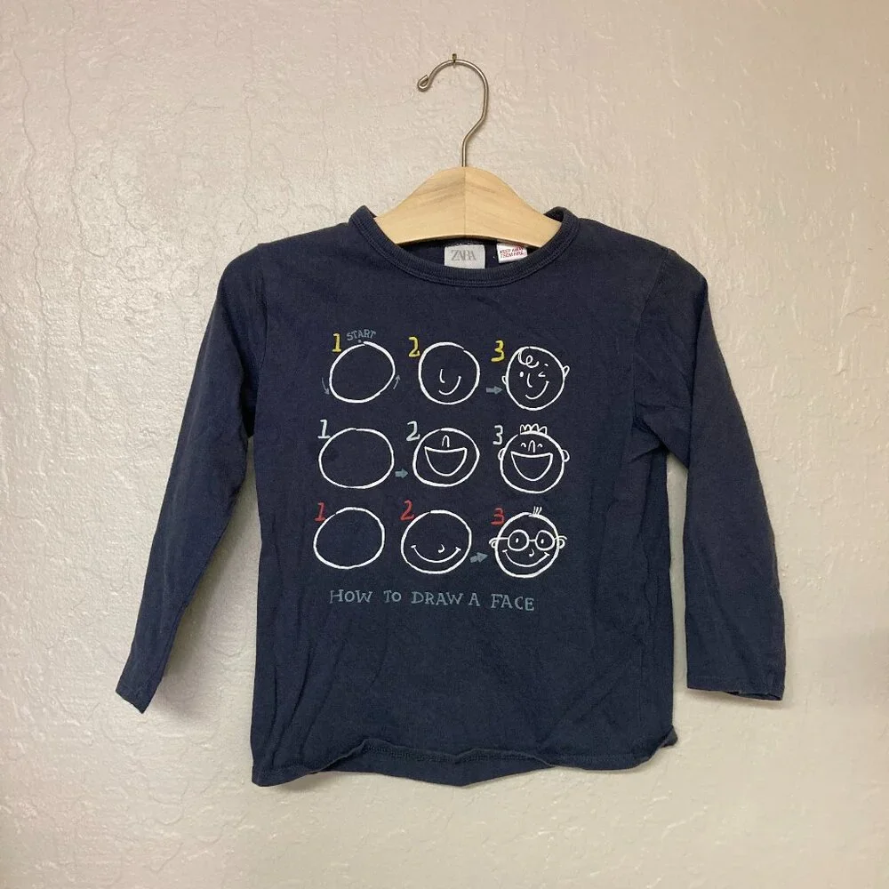 $13 ADD ON Zara long sleeve graphic‎ tee Janie and Jack Baby Gap Mini Boden